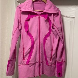 Lululemon stride jacket w/hood, Size 10
